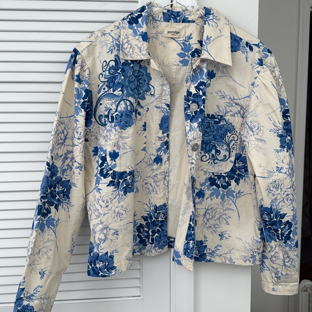 Anthropologie Porridge Ria Printed Shirt Jacket - New XL